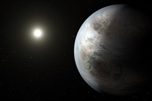 Concepción artística del planeta Kepler-452b. Fuente: NASA.